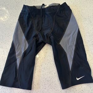 Nike youth Black and Gray Swim Jammers